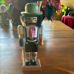 Vintage SN Christian Ulbricht marked handcrafted Hafbrau Octoberfest Nutcracker